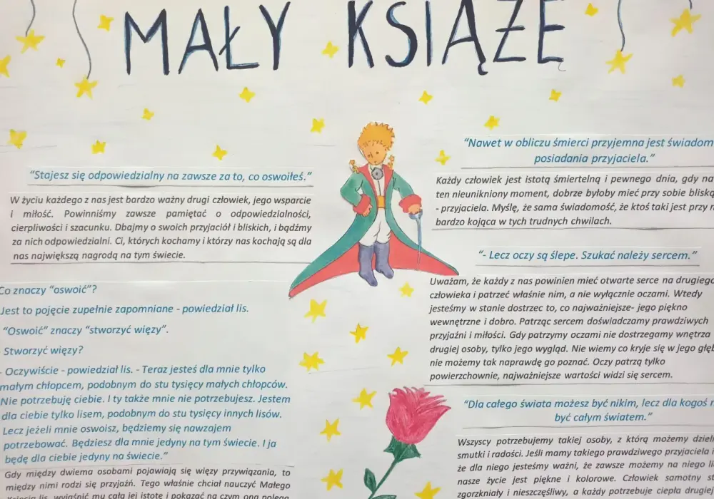 Mały Książę cytat w edukacji - Jak go używać mądrze?