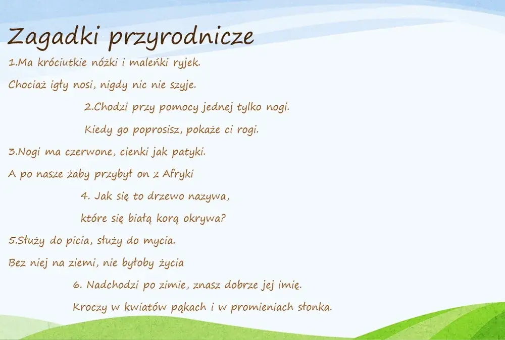 Zagadki o ziemi dla dzieci, które rozweselą i nauczą o przyrodzie