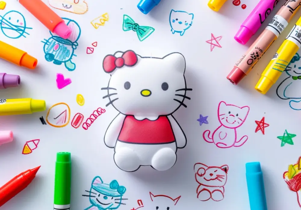 Hello Kitty: Kolorowanka do wydruku za darmo dla małych miłośniczek