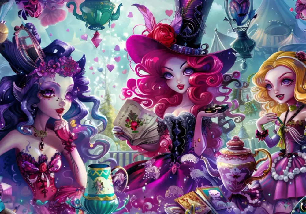 Pobierz darmowe kolorowanki z postaciami Ever After High do druku