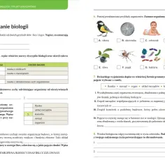 Biologia klasa 5 Nowa Era sprawdzian dział 1 - Testy Online