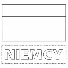 Kolorowanki flag Europy: Grecja, Francja, Niemcy do druku dla dzieci