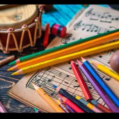 Kolorowanki i karty pracy z instrumentami muzycznymi do druku dla dzieci