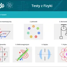 Dynamika sprawdzian - Fizyka optyka sprawdzian