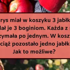 Najlepsze zagadki o jabłku dla dzieci - rozwijające edukacyjne łamigłówki