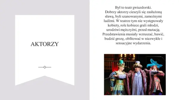 Scena elżbietańska - Co musisz wiedzieć o teatrze Szekspira?